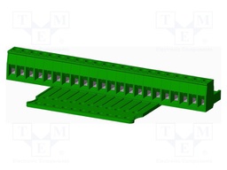 Connector: pluggable terminal block; plug; female; straight; 300V
