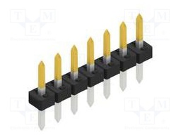Connector: pin strips; pin header; male; PIN: 7; 2mm; THT; 1x7; 100V