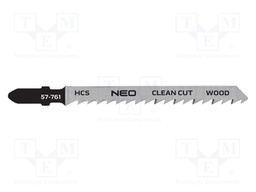 Hacksaw blade-set; wood,jigsaw; 6teeth/inch; 100mm; 2pcs.