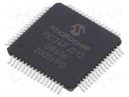PIC microcontroller; Memory: 512kB; SRAM: 32768B; 3÷3.6VDC; SMD