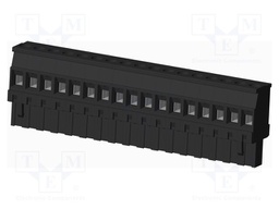 Connector: pluggable terminal block; plug; female; angled 90°