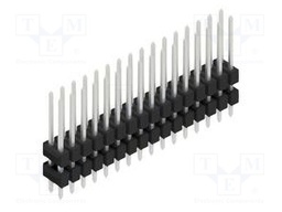 Connector: pin strips; pin header; male; PIN: 32; 2.54mm; THT; 2x16