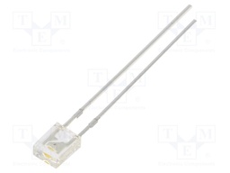 LED; rectangular; 2x4x5mm; white warm; 1120÷1560mcd; 100°; 20mA