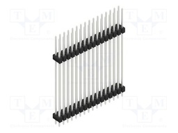Connector: pin strips; pin header; male; PIN: 32; 2.54mm; THT; 2x16