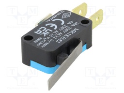 Microswitch SNAP ACTION; 6A/250VAC; with lever; SPDT; ON-(ON)