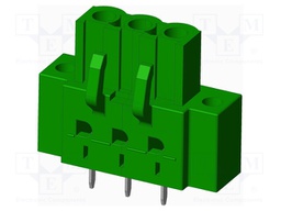 Connector: pluggable terminal block; socket; female; straight