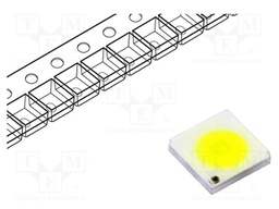 Power LED; white cold; 120°; 350mA; P: 1W; 100÷130lm; 3.5x3.5x0.8mm