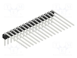 Connector: pin strips; pin header; male; PIN: 16; 2.54mm; THT; 1x16