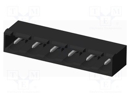Connector: pluggable terminal block; socket; male; on PCBs