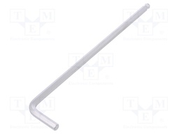 Key; hexagon keys,spherical; HEX 5mm; Overall len: 163mm