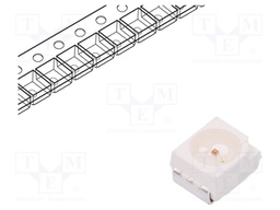 LED; SMD; 3528,PLCC2; green; 7.2÷18mcd; 3.5x2.8x1.9mm; 120°; 20mA