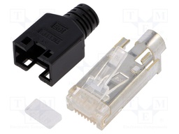 Plug; RJ45; TM11P; PIN: 8; Cat: 3; shielded,with protection; 5mm