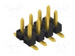 Connector: pin strips; pin header; male; PIN: 8; 2.54mm; SMT; 2x4