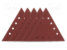 Cleaning cloth: sandpaper; Granularity: 120; Mounting: bur; 5pcs.