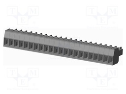 Connector: pluggable terminal block; plug; female; straight; grey