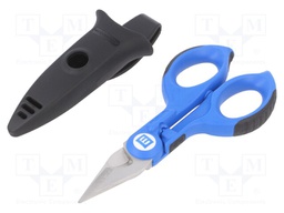 Scissors; for cables; 150mm; Material: stainless steel