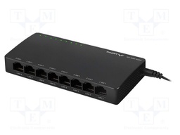 Switch Ethernet; PnP,LED status indicator; black; 10Gbps