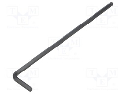 Key; hexagon keys,spherical; HEX 7/64"; Overall len: 111mm