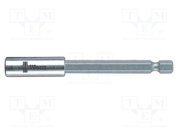 Holders for screwdriver bits; Socket: 1/4"; Overall len: 152mm