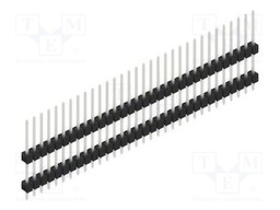 Connector: pin strips; pin header; male; PIN: 32; 2.54mm; THT; 1x32