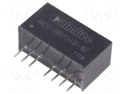 Converter: DC/DC; 3W; Uin: 36÷75V; 3.3VDC; Iout: 758mA; SIP8; 4.9g