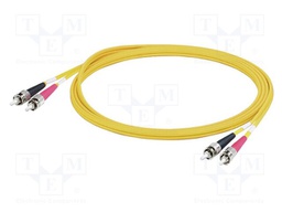 Fiber patch cord; OS1; ST/UPC,both sides; 2m; 9/125um; LSZH; IP20