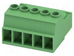 PCB connector, nominal cross section: 6 mm?, color: green, n