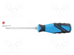 Screwdriver: standard; Phillips; PH1; Blade length: 80mm