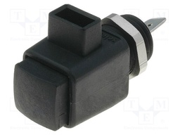 Laboratory clamp; black; 300VDC; 16A; Contacts: nickel; -25÷90°C