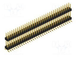 Connector: pin strips; pin header; male; PIN: 68; 2.54mm; SMT; 2x34