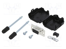 D-Sub; PIN: 9; female; unshielded; straight; soldering; for cable