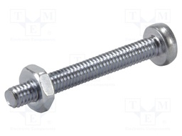 DIN-Power locking screw M2,5 x 20