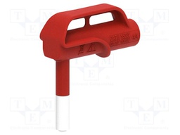 Adapter; 4A; red; Tip diameter: 6mm; Socket size: 4mm; MGP