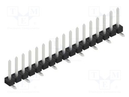 Connector: pin strips; pin header; male; PIN: 17; 2.54mm; SMT; 1x17