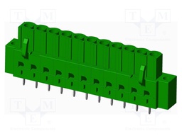 Connector: pluggable terminal block; socket; female; straight