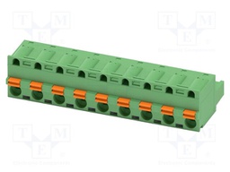 PCB connector, nominal cross section: 2.5 mm?, color: green,