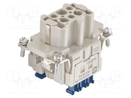 HEAVY DUTY INSERT, RCPT, 6POS, 26-14AWG