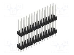 Connector: pin strips; pin header; male; PIN: 28; 2.54mm; THT; 2x14