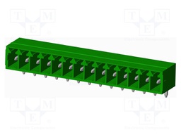 Connector: pluggable terminal block; socket; male; angled 90°