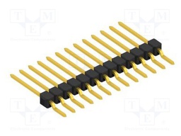 Connector: pin strips; pin header; male; PIN: 13; 2.54mm; SMT; 1x13