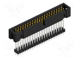 Connector: pin strips; pin header; male; PIN: 40; 2.54mm; THT; 2x20