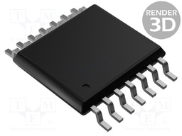IC: digital; 3-state,buffer,line driver; Ch: 4; IN: 2; TTL; SMD; AHCT
