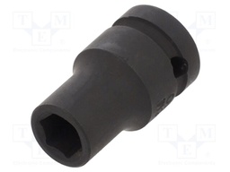 Wrench; 6-angles,hex socket,socket spanner; 1/4"; short,impact