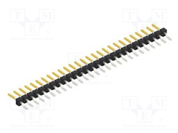 Connector: pin strips; pin header; male; PIN: 27; 2.54mm; SMT; 1x27