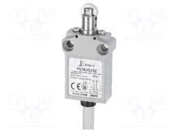 Limit switch; oblong metal roller Ø12mm; NO + NC; 5A; max.250VAC