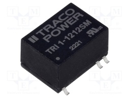 Converter: DC/DC; 1W; Uin: 10.8÷13.2V; Uout: 12VDC; Iout: 84mA; SMD14