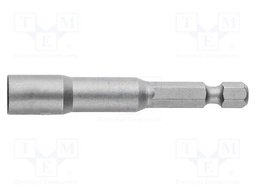 Tool: screwdriver bit; 1/4"; magnetic; HEX 6mm; 6-angles socket