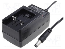 Power supply: switched-mode; 9VDC; 1.33A; Out: 5,5/2,1; 12W; 75%