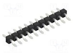 Connector: pin strips; pin header; male; PIN: 11; 2.54mm; SMT; 1x11