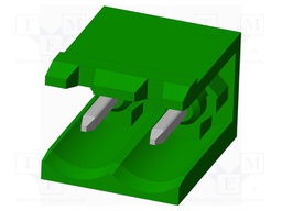 Connector: pluggable terminal block; socket; male; angled 90°